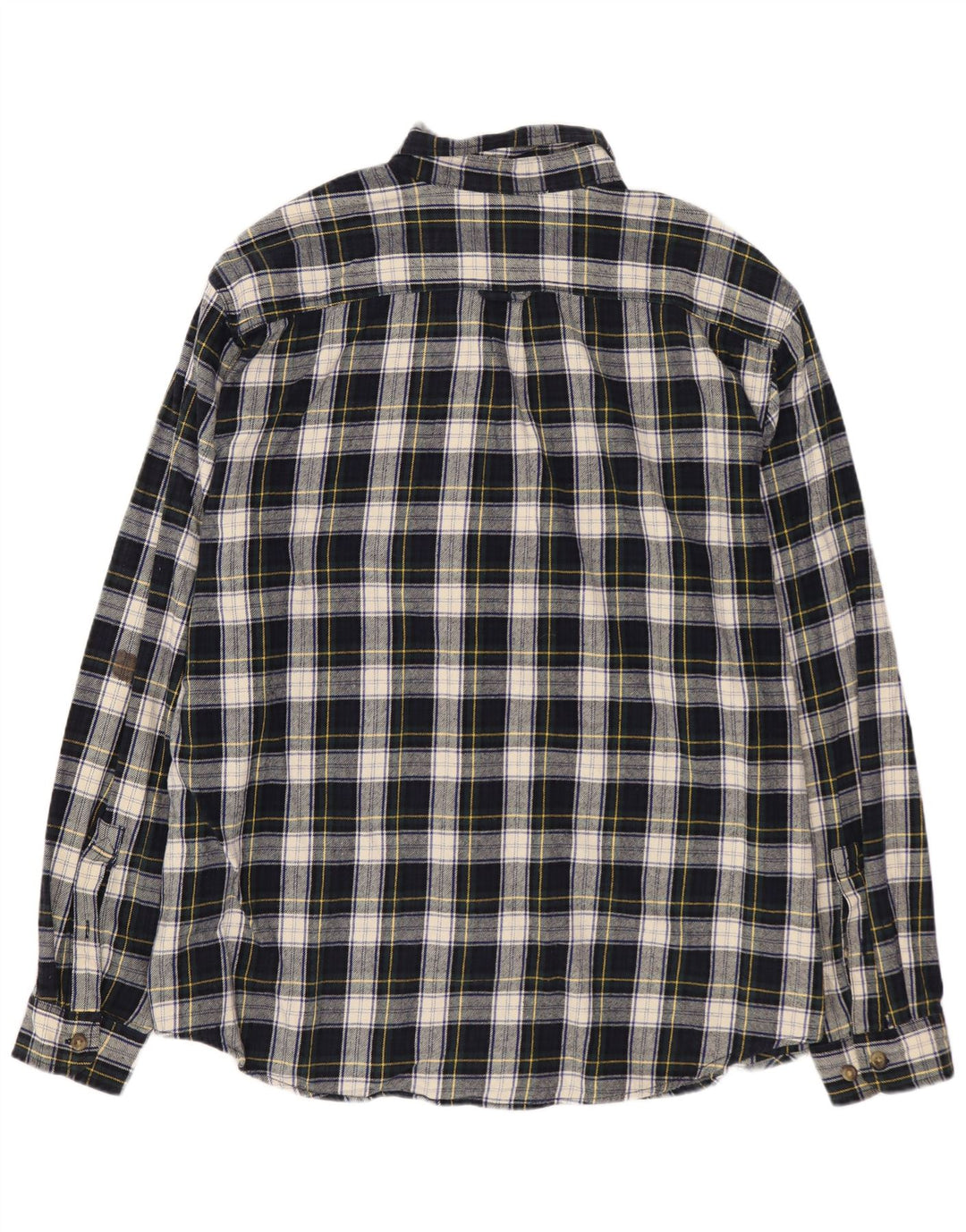 Koszula flanelowa męska EDDIE BAUER 2XL, bawełniana, granatowa w kratę