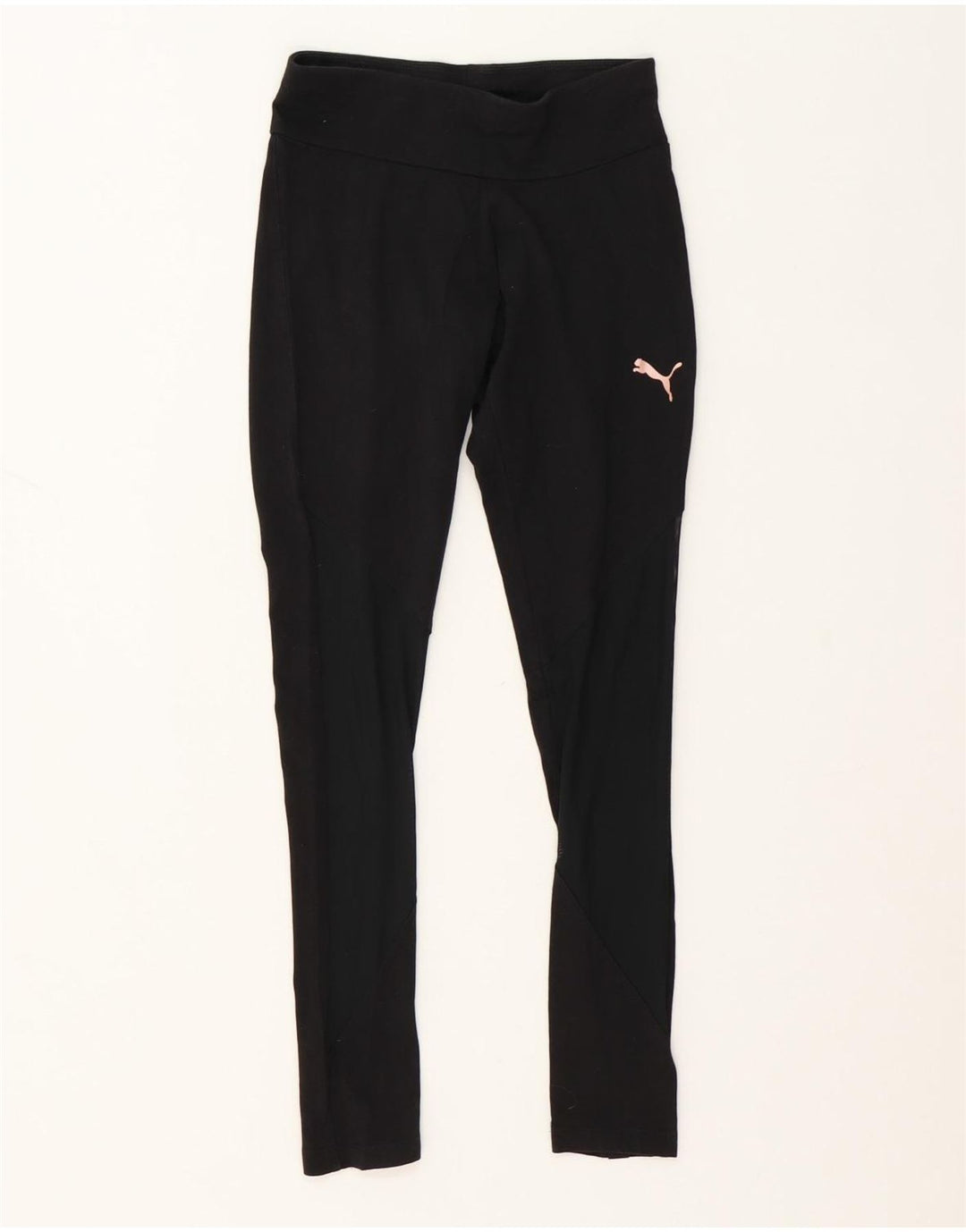 PUMA Womens Leggings UK 8 Small  Black Cotton Vintage Puma and Second-Hand Puma from Messina Hembry 