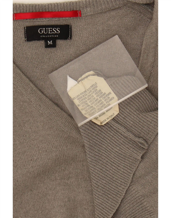 GUESS Mens Vest Tank Top Medium Grey Virgin Wool Vintage Guess and Second-Hand Guess from Messina Hembry 
