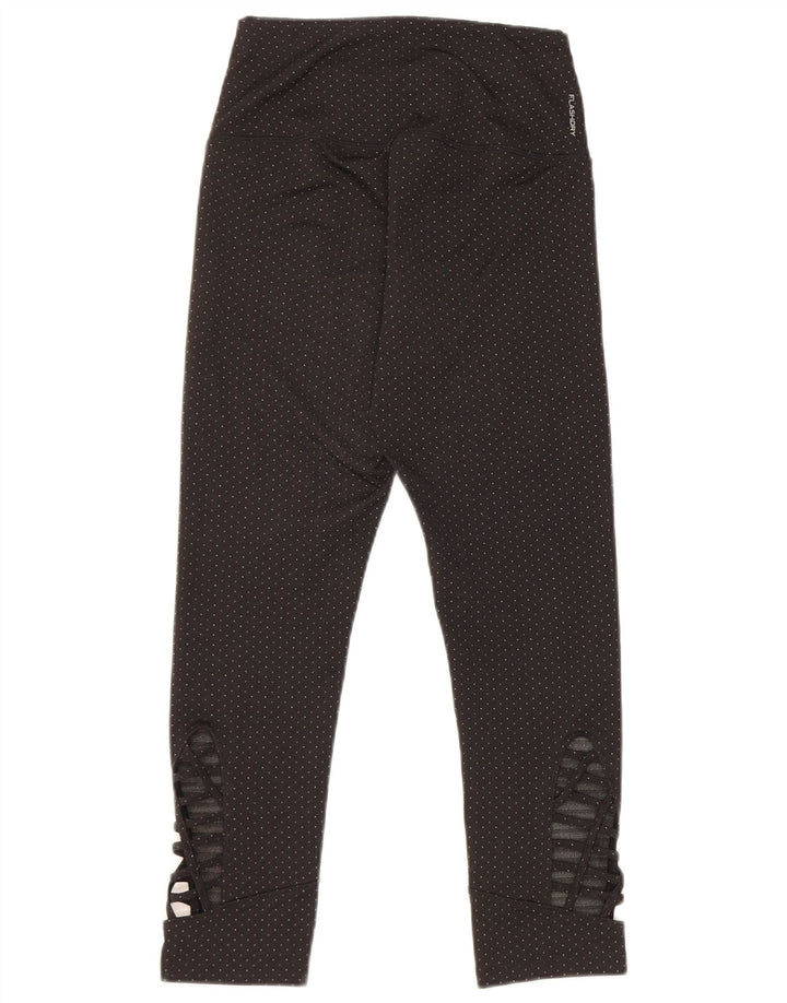 Damskie legginsy The North Face, UK 8, małe, czarne, z poliestru w cętki