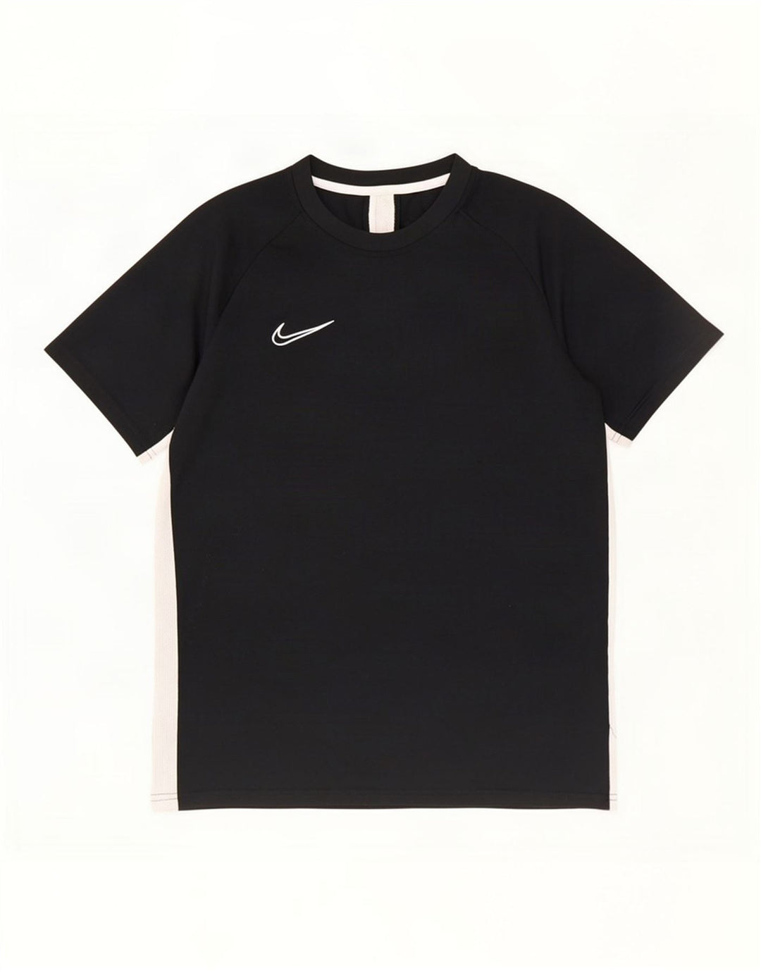 Męski T-shirt Nike Dri Fit, duży, czarny poliester z blokami kolorów