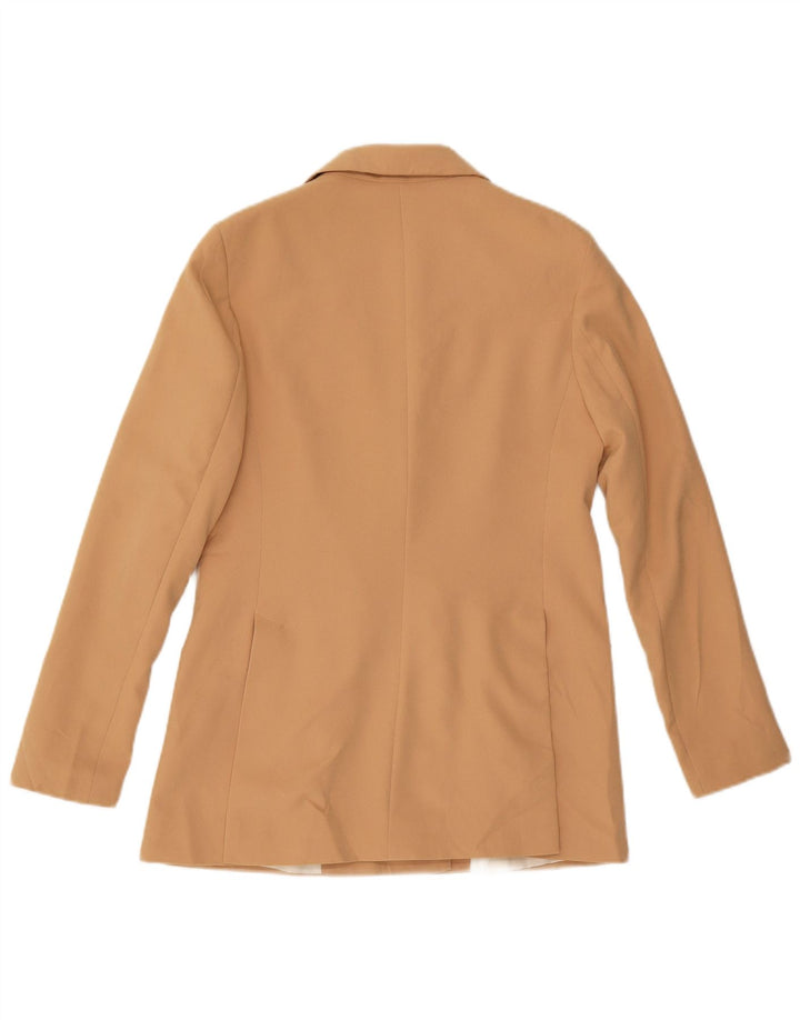 Damska marynarka dwurzędowa Oasis UK 10, mała, beżowa, poliester