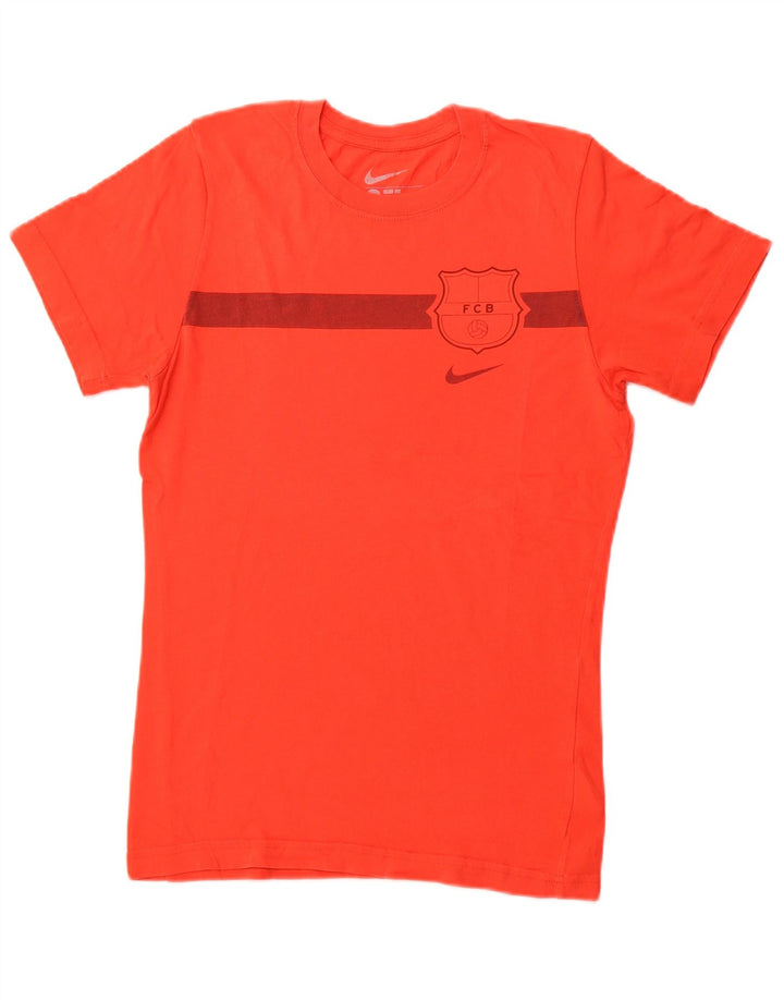 Męskie sportowe buty NIKE FCB, małe, czerwone, z blokami kolorów