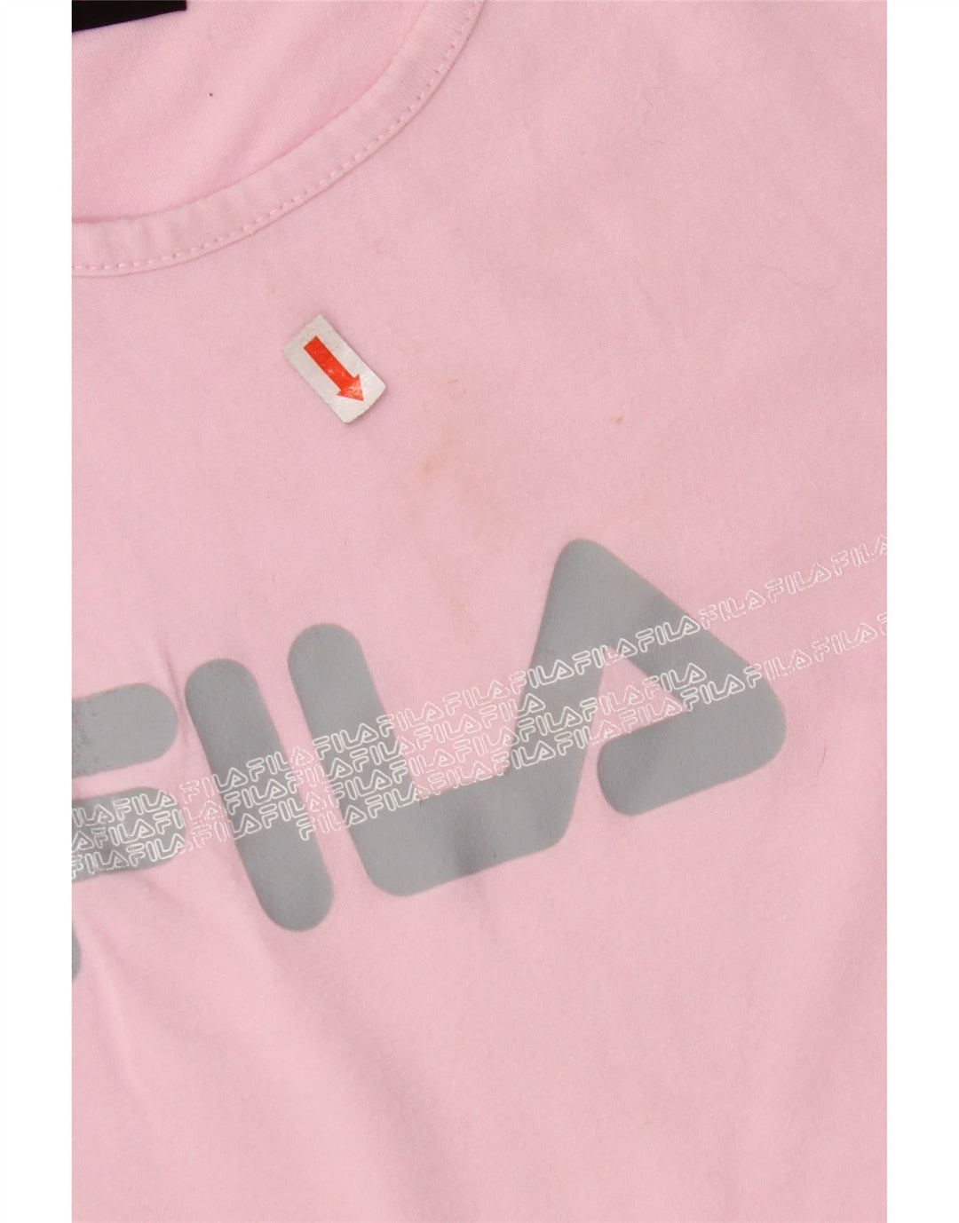 Damska koszulka FILA Crop Graphic Top UK 10 Small Pink