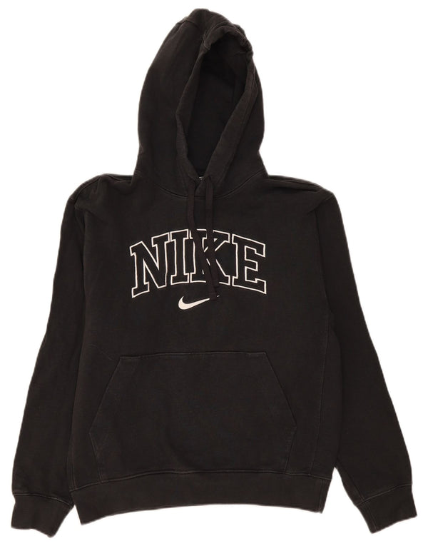 Damski sweter z kapturem Nike Graphic Oversize UK 10, mały, czarny, bawełniany