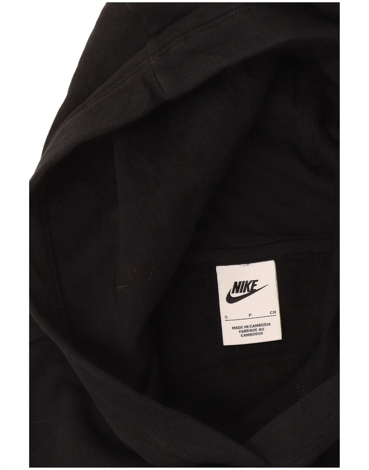 Damska bluza z kapturem Nike Crop Oversized UK 10, mała czarna