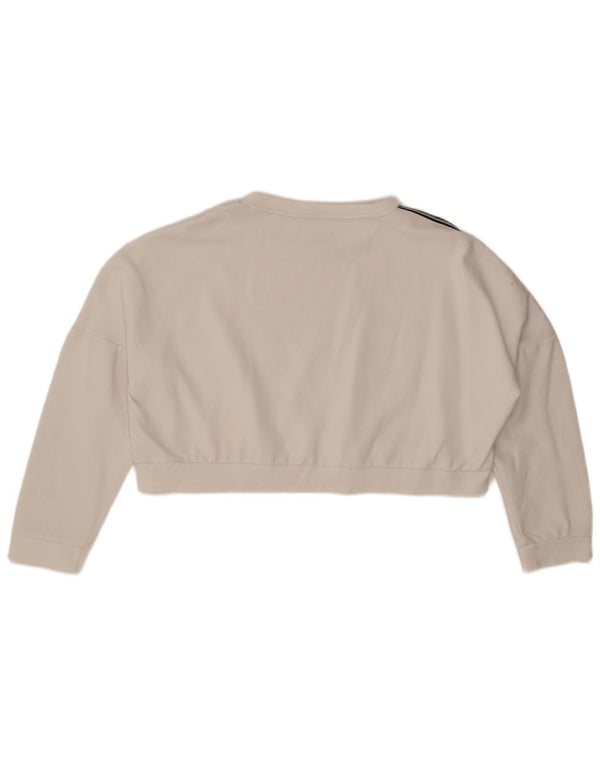 Damska bluza oversize Lotto Crop UK 20 2XL Biała bawełna