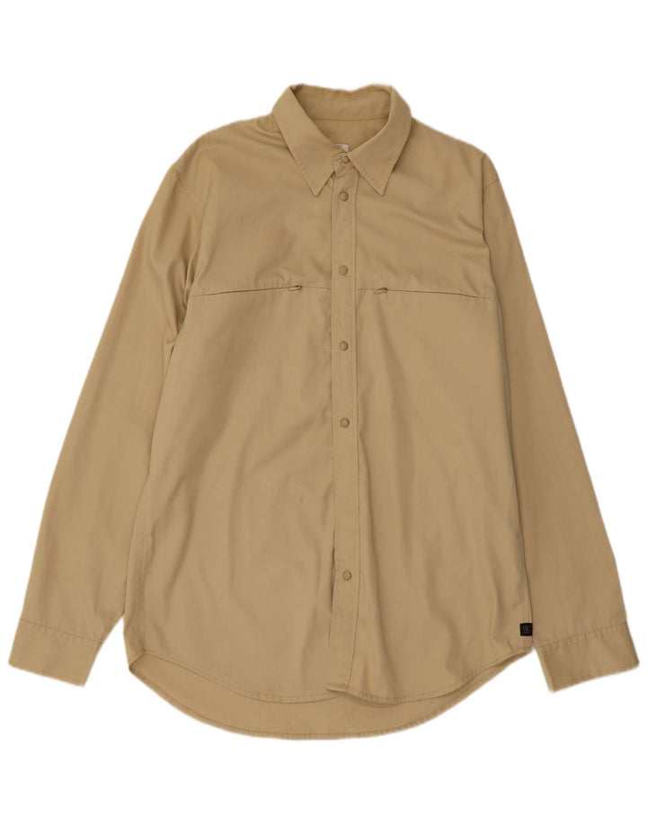 Męska koszula Calvin Klein o regularnym kroju XL, beżowy poliester