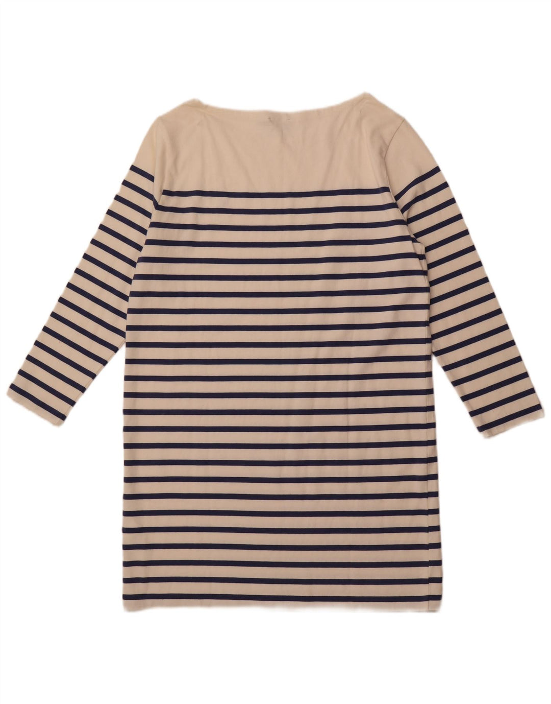 POLO RALPH LAUREN Damska sukienka T-shirtowa z długim rękawem UK 18 XL w białe paski