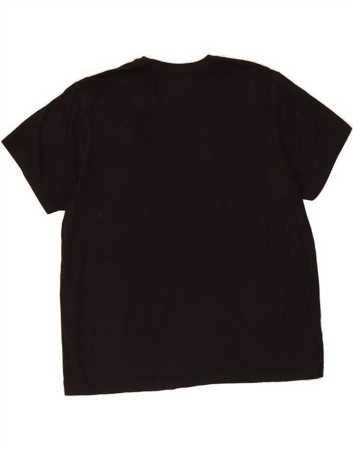 EDDIE BAUER Mens T-Shirt Top XL Black Cotton Vintage Eddie Bauer and Second-Hand Eddie Bauer from Messina Hembry 