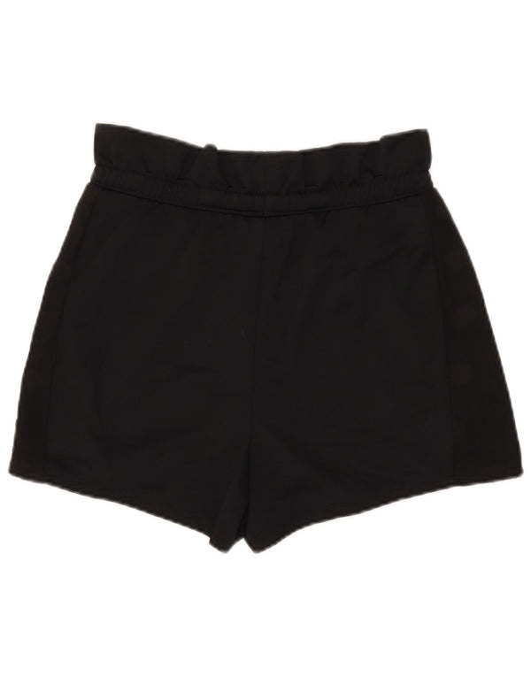 Damskie spodenki sportowe Adidas z wysokim stanem UK 10, małe czarne
