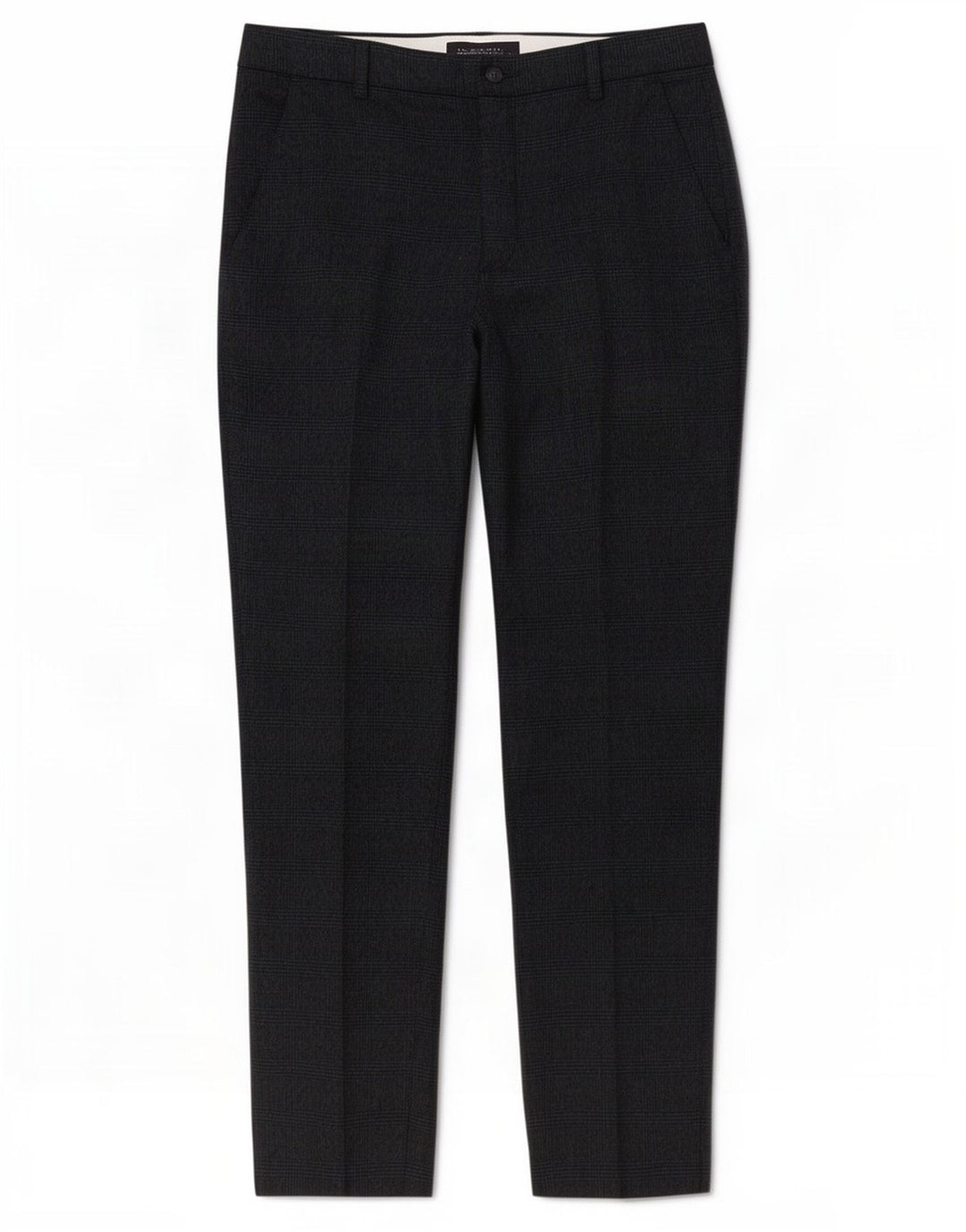 Damskie spodnie garniturowe Marks & Spencer UK 12 Medium W32 L28 Granatowa kratka