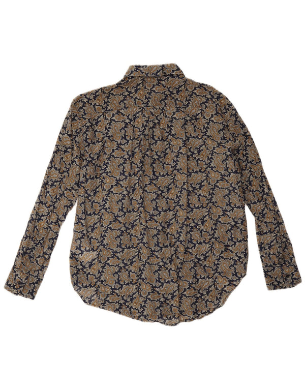Damska koszula oversize Gant UK 8, mała, granatowa, bawełniana paisley