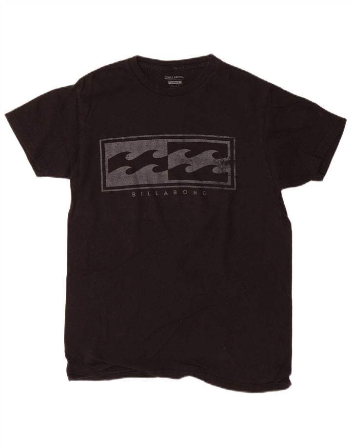 Męski T-shirt z grafiką Billabong, mały, czarny, bawełniany