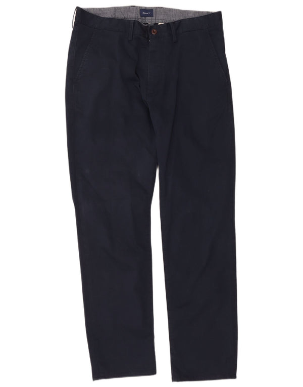 Spodnie męskie Gant Straight Regular Chino W36 L31 Granatowe