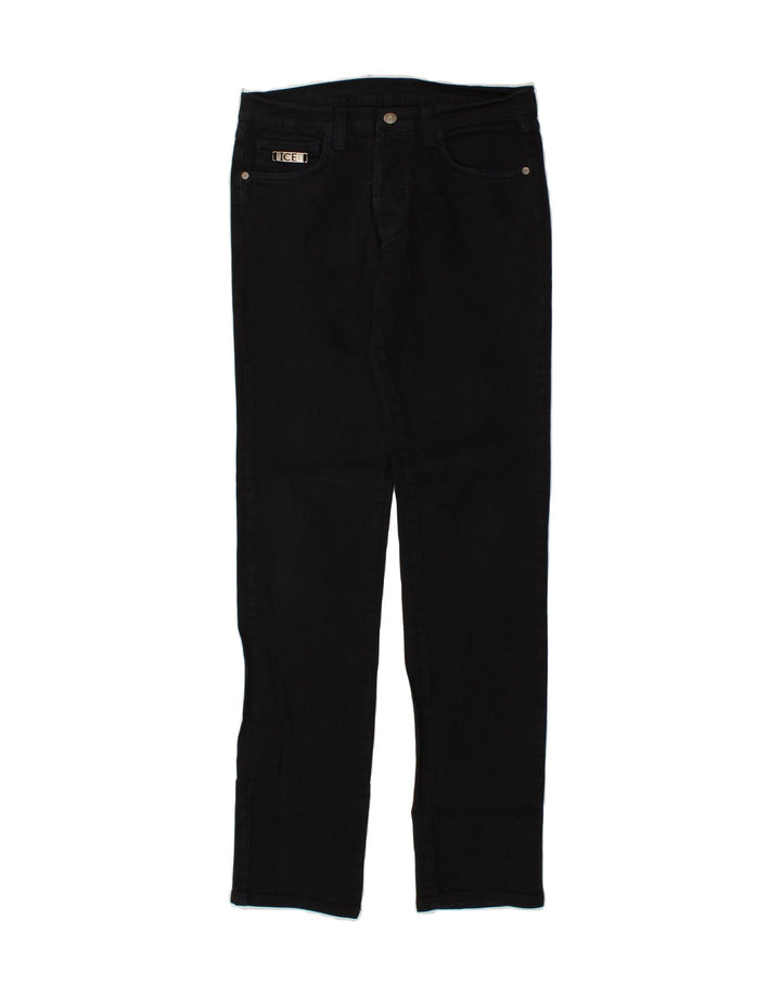 ICEBERG Womens Slim Jeans W30 L33 Black Cotton Vintage Iceberg and Second-Hand Iceberg from Messina Hembry 