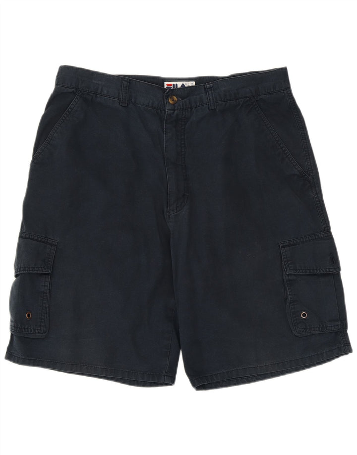 Męskie spodenki cargo FILA IT 52 XL W36 granatowe