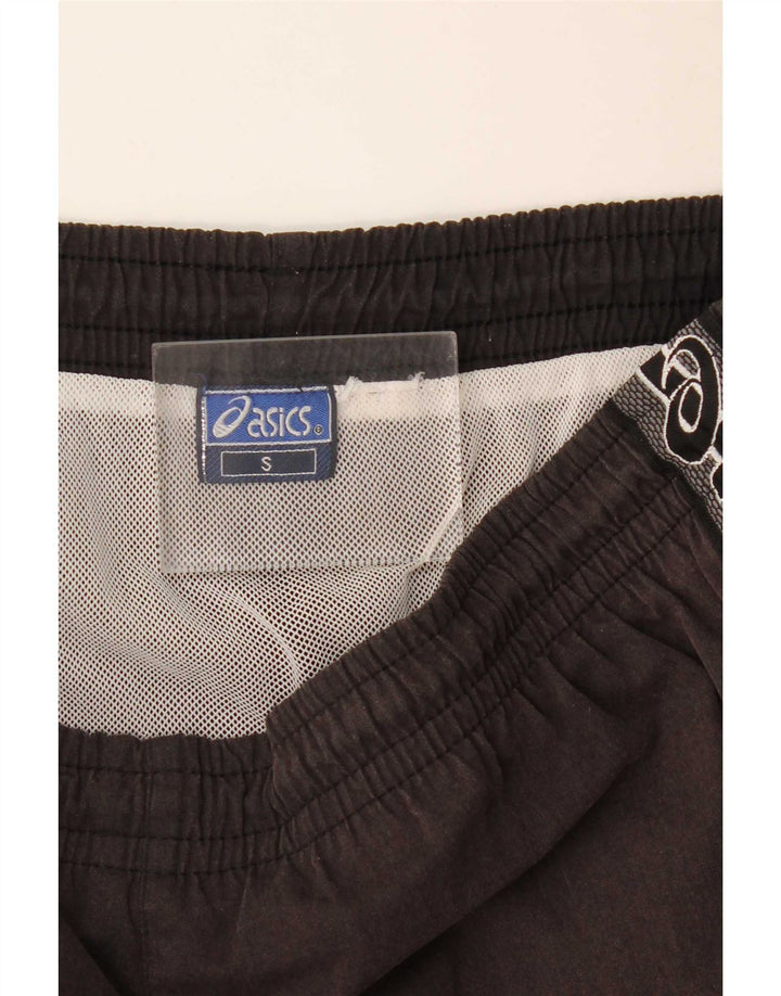 Męskie spodenki kąpielowe Asics z grafiką, małe, czarne