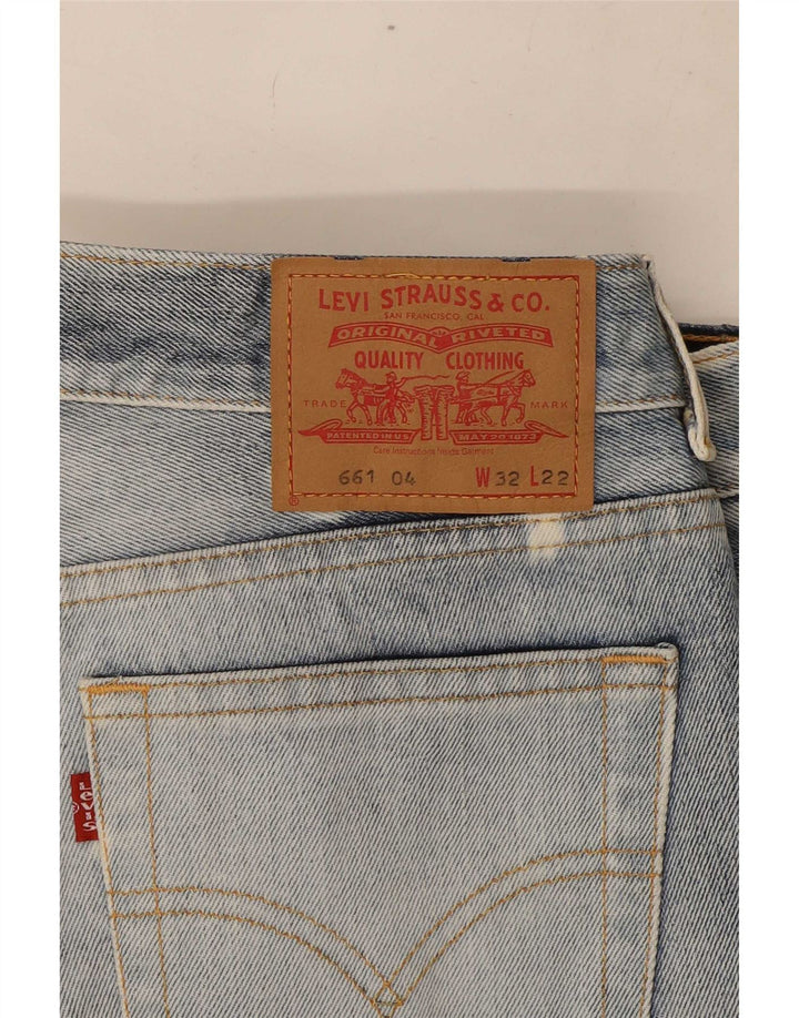 Męskie jeansy Levi's 661 Capri W32 L22 w kolorze granatowym