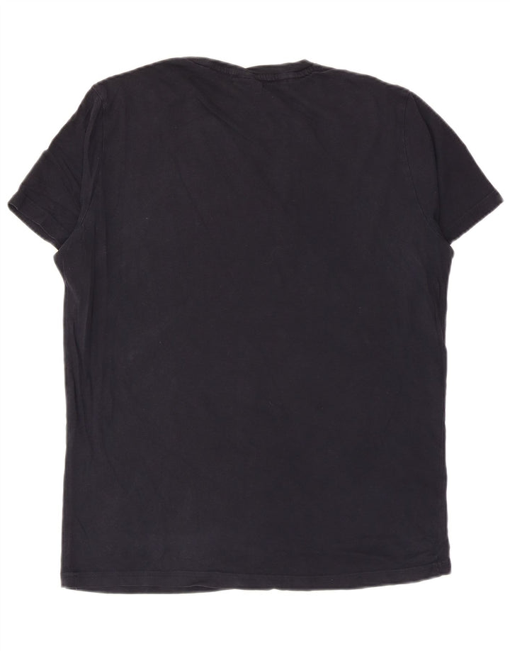 Męski T-shirt Champion z grafiką, mały, granatowy