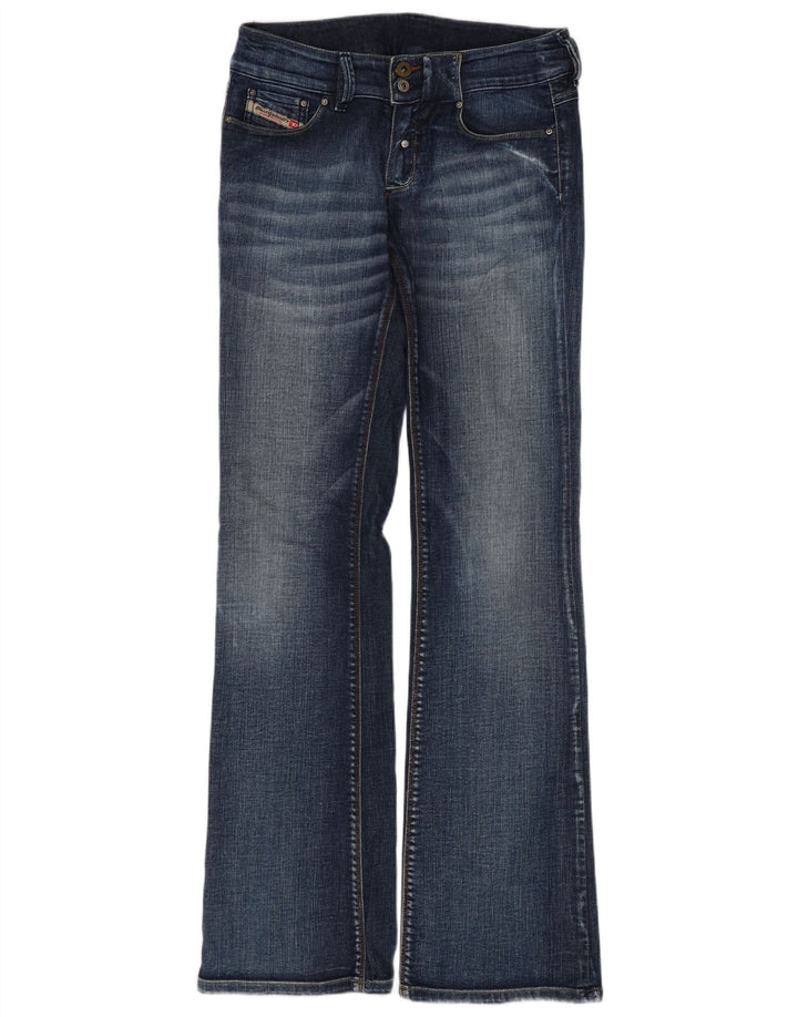 Damskie jeansy rozkloszowane Diesel W28 L32 Niebieskie bawełniane