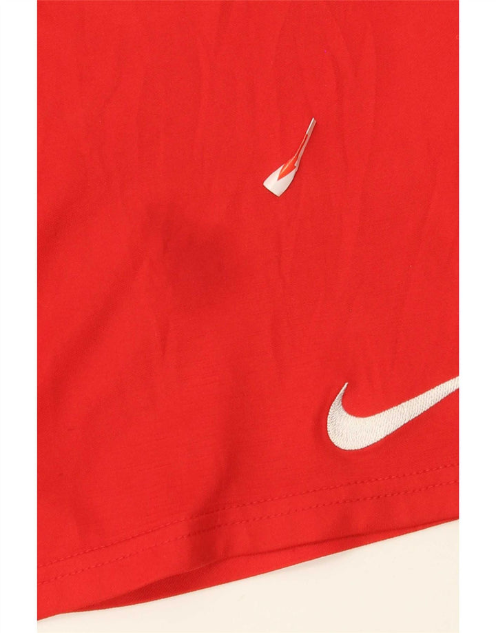 Męskie spodenki sportowe Nike Dri Fit, duże, czerwone, poliestrowe