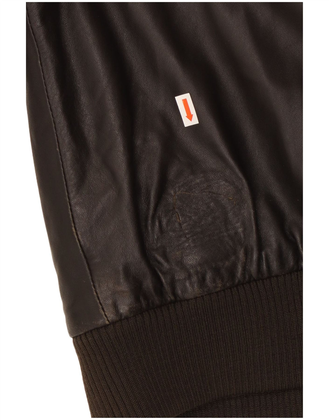 Męska kurtka skórzana Geox Bomber UK 42 XL, czarna skóra