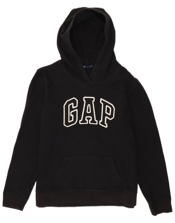 Damski sweter z kapturem i grafiką Gap UK 14, średni czarny, bawełniany