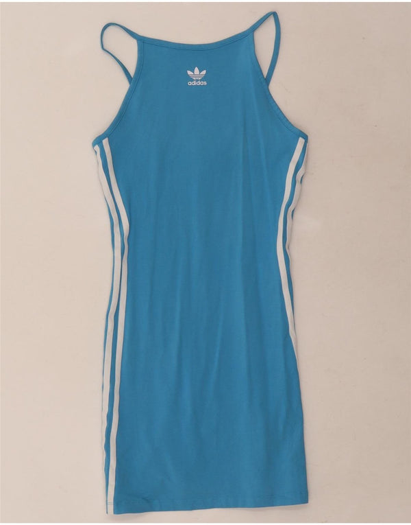Damska sukienka tenisowa Adidas UK 6 XS niebieska bawełna
