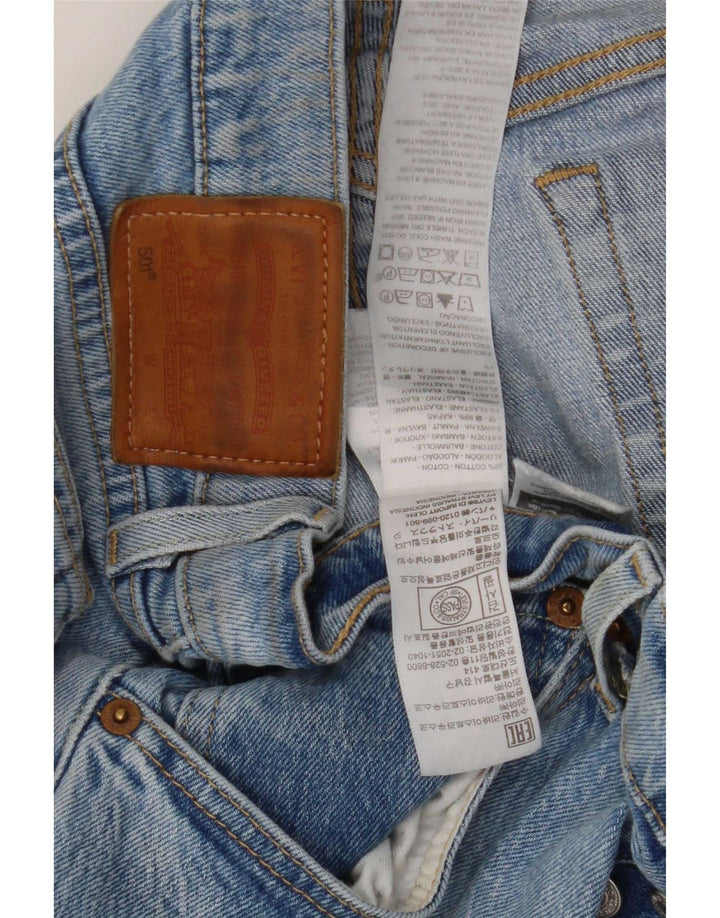 Męskie jeansy Levi's 501 Straight W31 L26 Niebieskie bawełniane