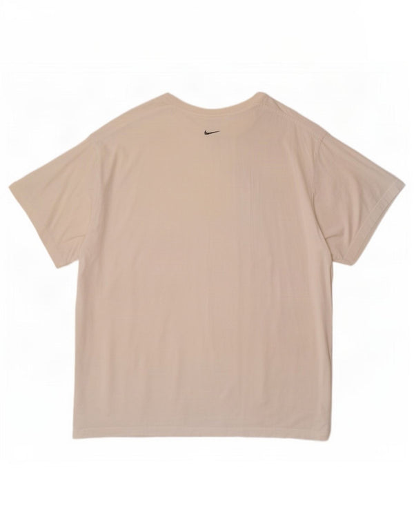 Koszulka męska Nike Top UK 47/48 2XL Biała bawełna