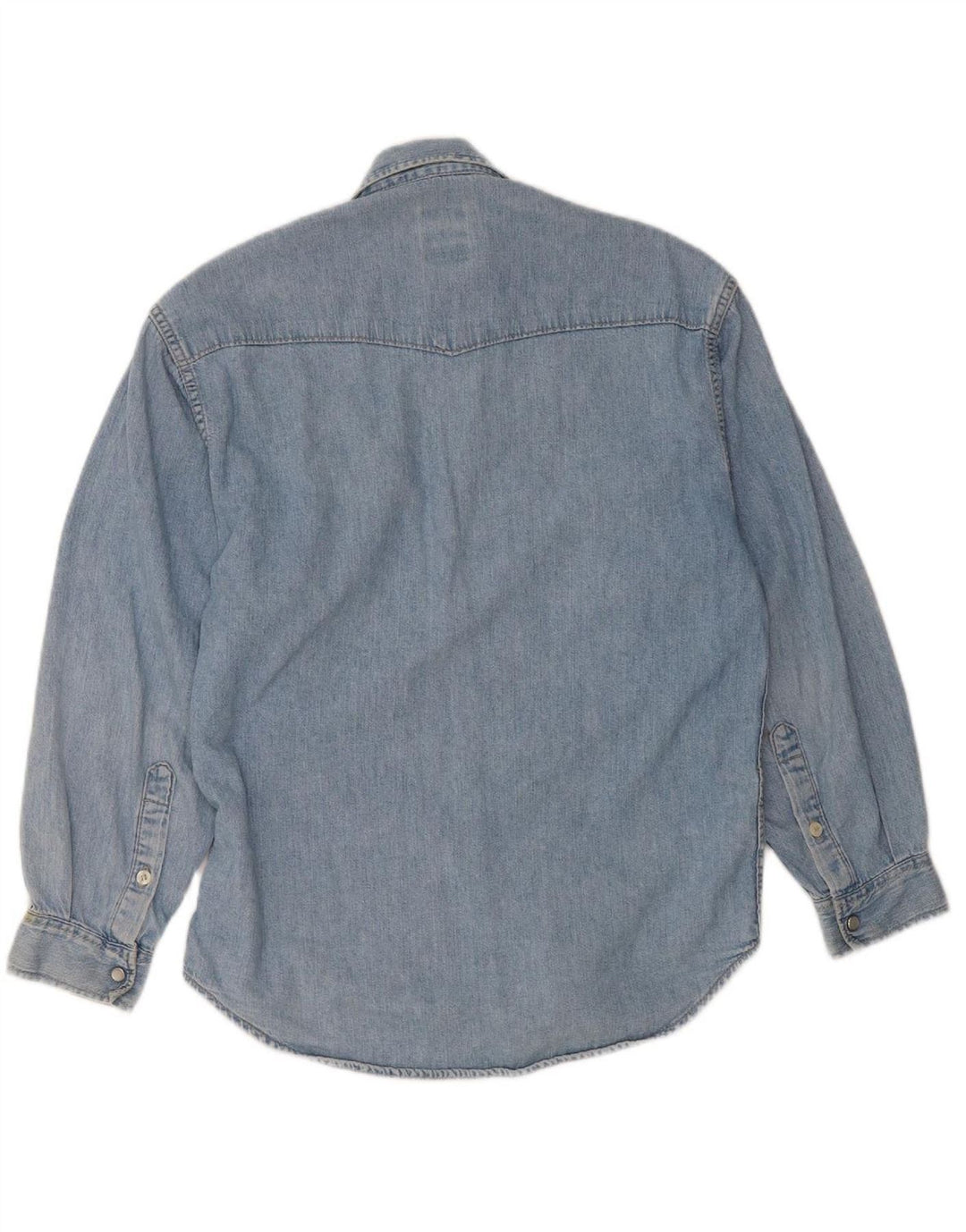 PEPE JEANS Mens Denim Shirt Medium Blue Cotton