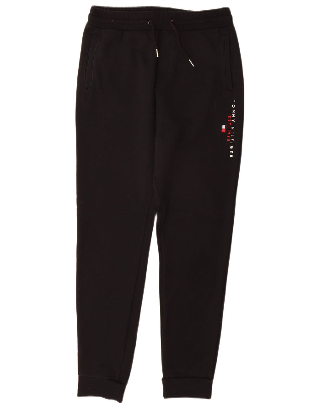 Damskie spodnie dresowe TOMMY HILFIGER Joggers UK 14, duże, czarne