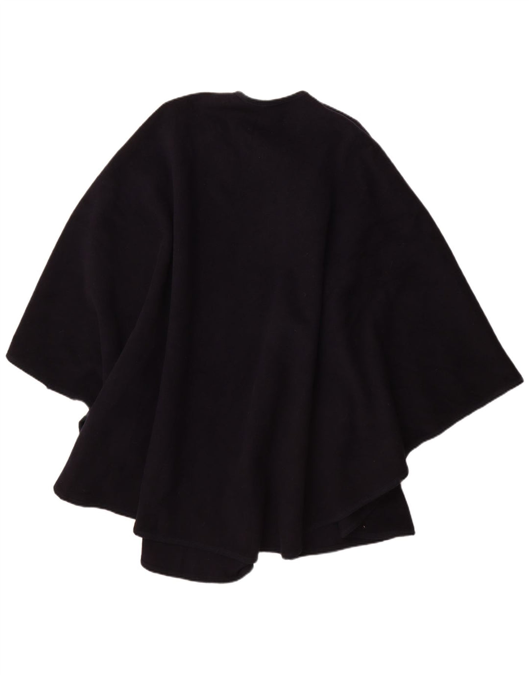 Vintage damski płaszcz poncho w jednym rozmiarze, granatowy