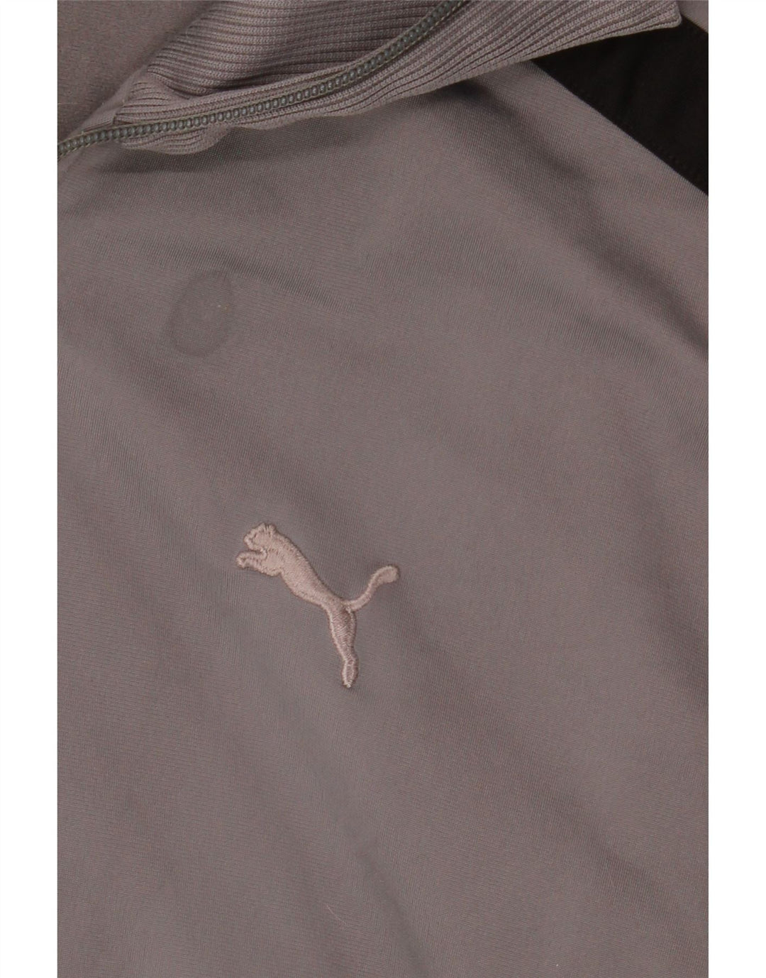 Męska kurtka dresowa PUMA XL Szary poliester z blokami kolorów