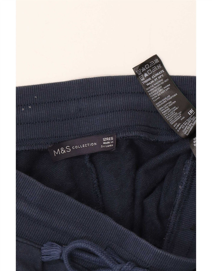 Damskie spodnie dresowe Marks & Spencer Joggers UK 12 Średni granat