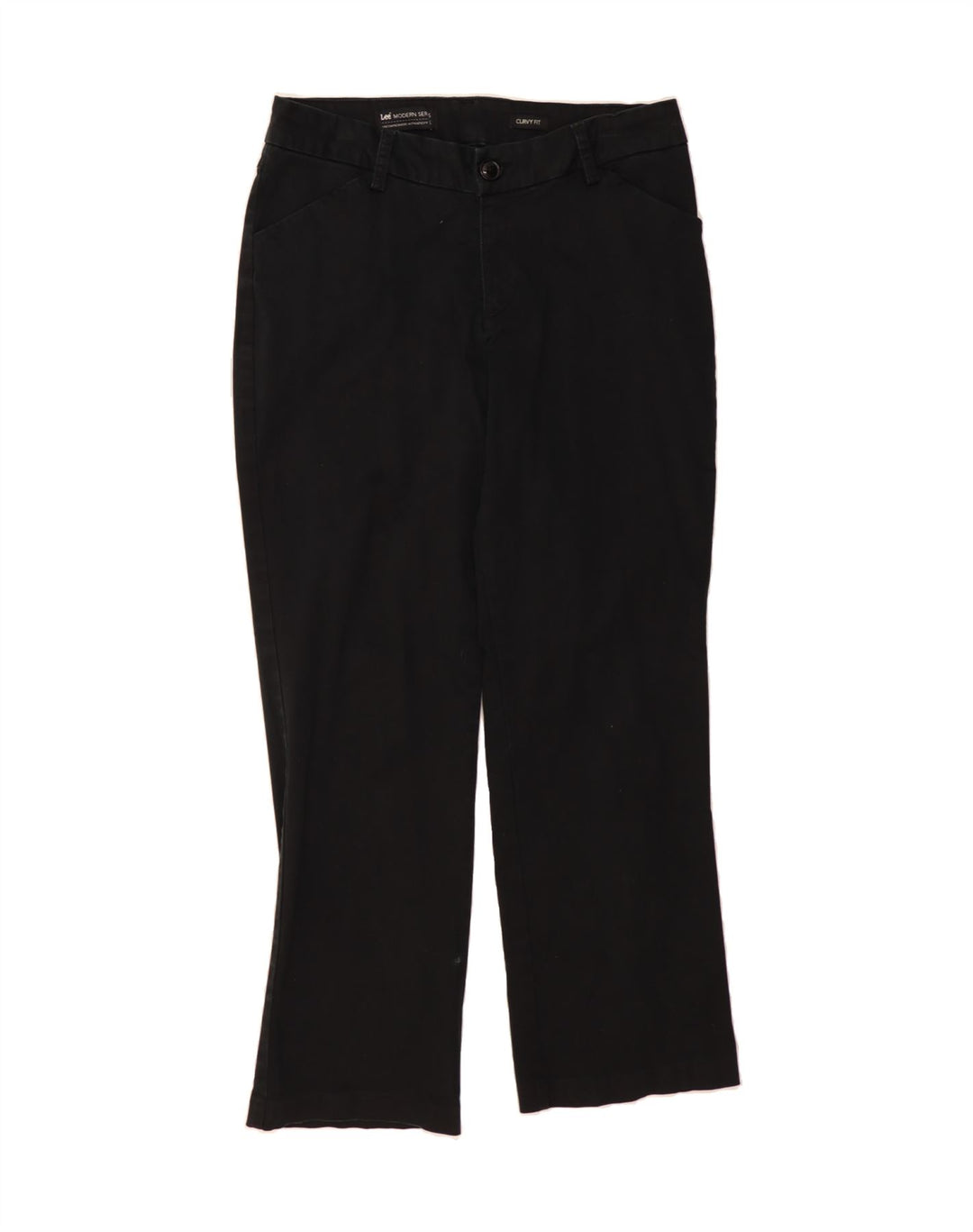 LEE Womens Modern Series Curvy Casual Trousers W32 L29 Black Vintage Lee and Second-Hand Lee from Messina Hembry 