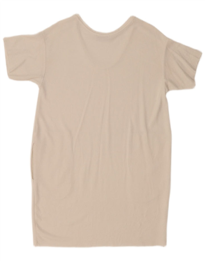 Damska sukienka t-shirtowa oversize Zara UK 10, mała, biała