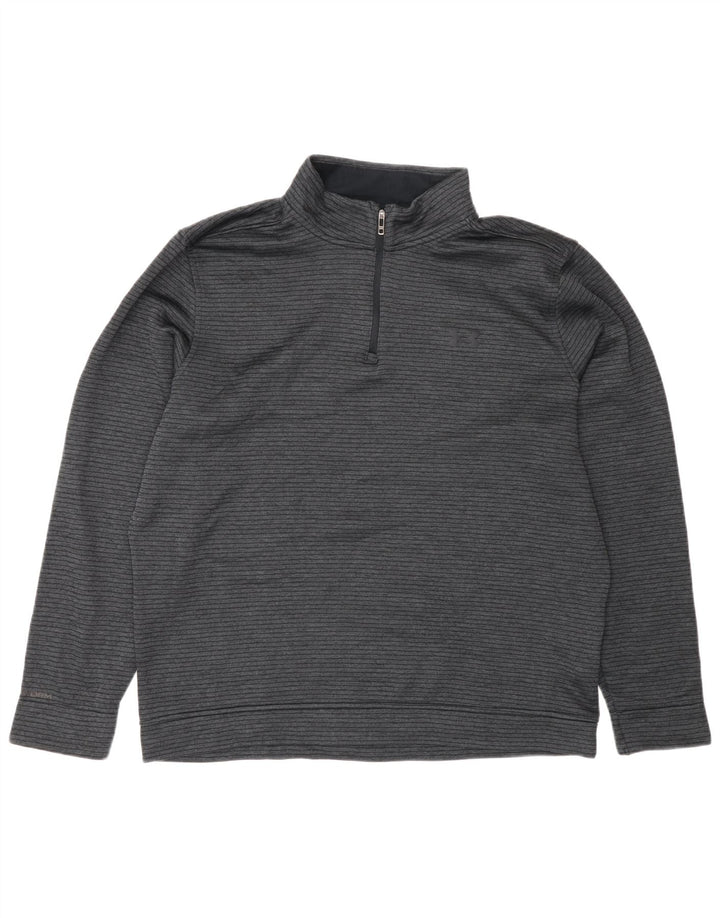 Męski dres Under Armour Storm-Fit z zamkiem błyskawicznym i bluzą XL w szare paski