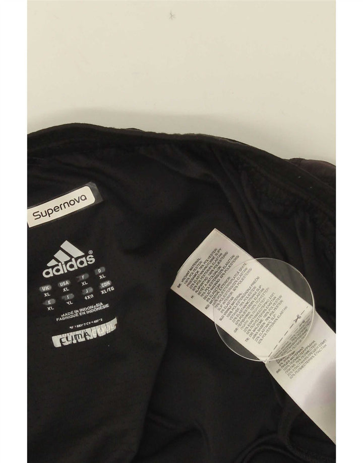 Adidas Męskie Spodenki sportowe Climacool XL Czarny poliester z blokami kolorów