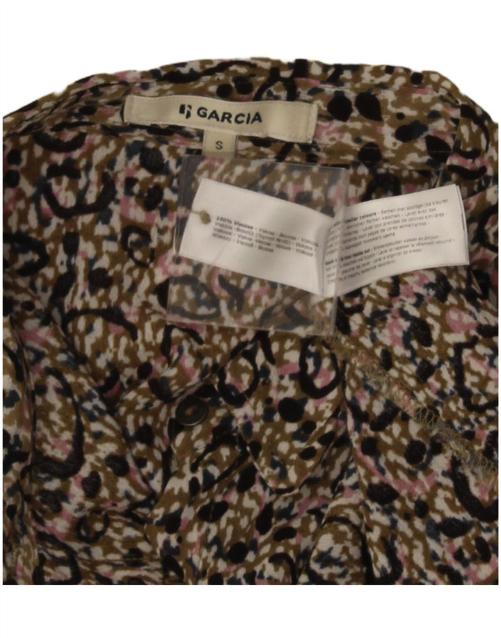 Damska koszula Garcia w abstrakcyjny wzór UK 10 Small, wielobarwna wiskoza