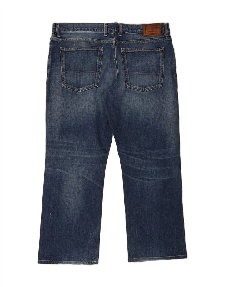 TOMMY HILFIGER Mens Straight Jeans W38 L28 Blue Cotton Vintage Tommy Hilfiger and Second-Hand Tommy Hilfiger from Messina Hembry 