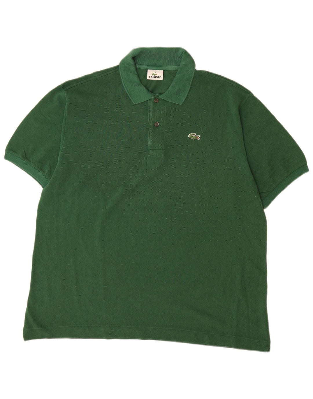 Męska koszulka polo LACOSTE, rozmiar 6 XL, zielona bawełna