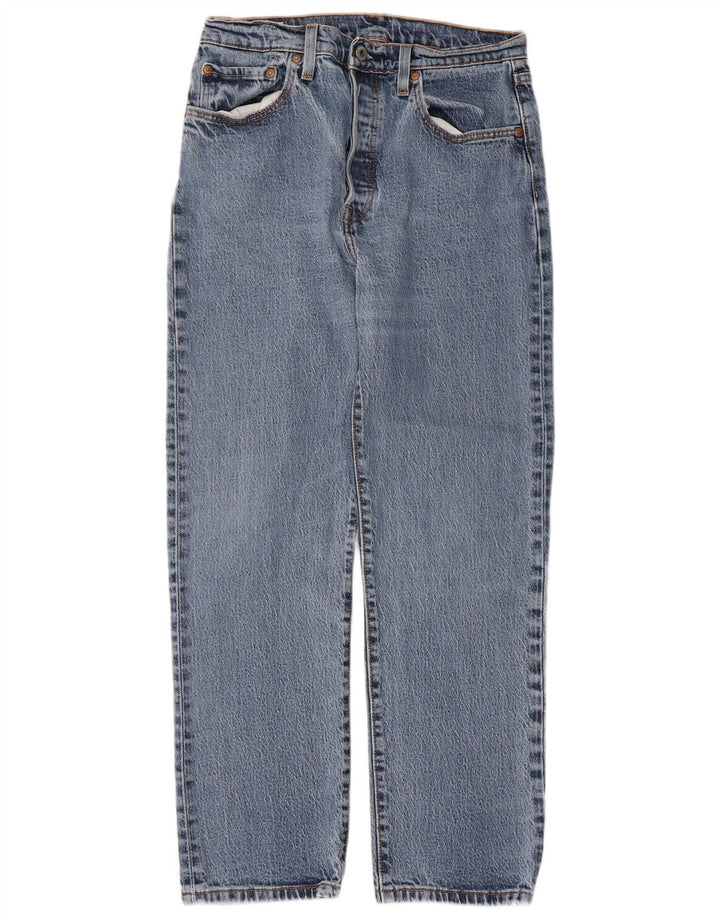 Męskie dżinsy Levi's 501 Straight W28 L28 Niebieskie bawełniane