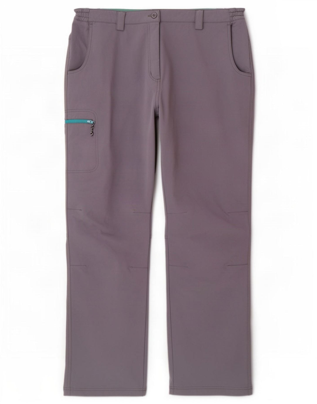 Mountain Warehouse Womens Hiking Cargo Trousers UK 16 Large Grey Nylon