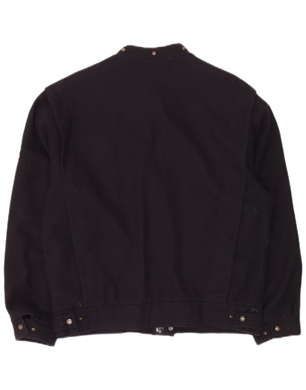 Męska kurtka użytkowa Navigare UK 42 XL, granatowa, wełniana