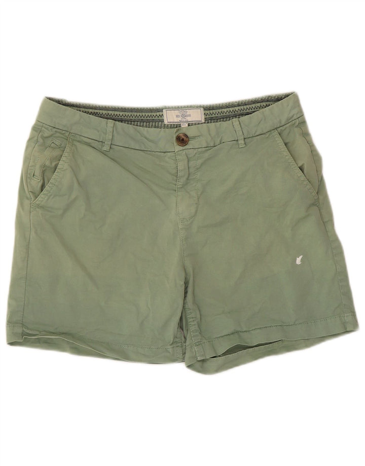 Damskie spodenki Chino Fat Face US 6 Medium W30, zielona bawełna