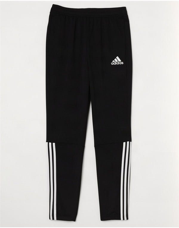 Męskie spodnie dresowe Adidas Climacool, duże, czarne, poliestrowe