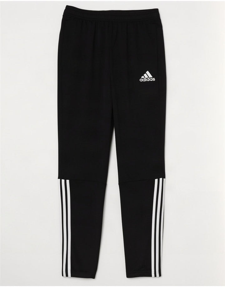 Męskie spodnie dresowe Adidas Climacool, duże, czarne, poliestrowe