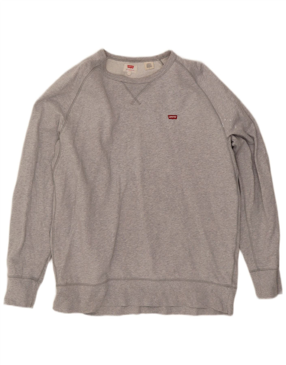 Męska bluza Levi's Sweter, duża, szara, nakrapiana bawełna